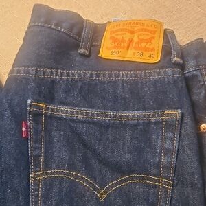 Levi's Men's Dark Blue Relaxed Jeans